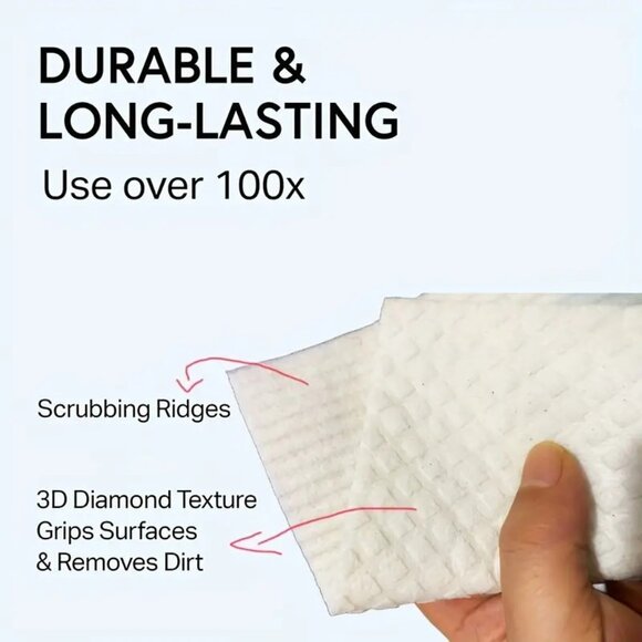 NEW Set of 5 Swedish Dishcloth - Coffee Lovers, Reusable Dishcloth, Sustainable - Picture 7 of 9